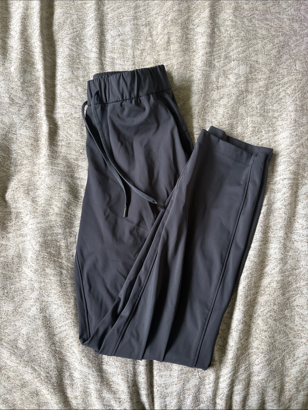 CRZ YOGA Black Track Pants with Drawstring